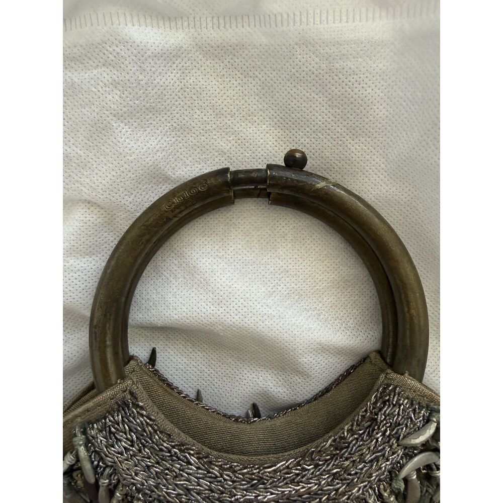 Rare Vintage Chloé Phoebe Philo Y2K Embellished Bracelet Bag - Picture 10 of 12